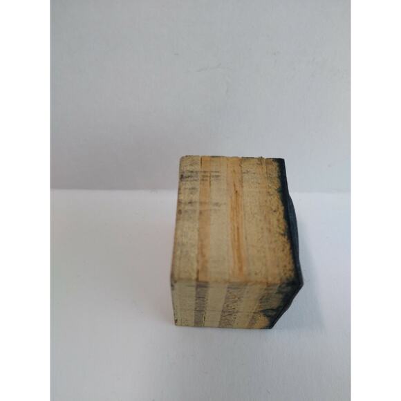 United Letter Press Printer Block Ink Stamp Vintage Wood Metal Atlantic City NJ - Picture 3 of 4